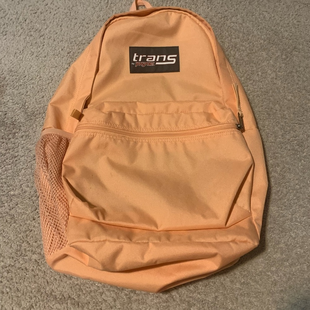Trans by Jansport backpack peach - great for “Back to School” Fits 15 in. Laptop